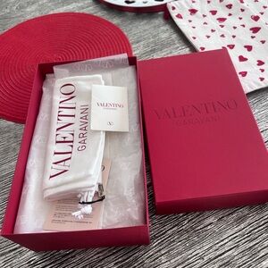 Valentino Red Box with White Dust Bag